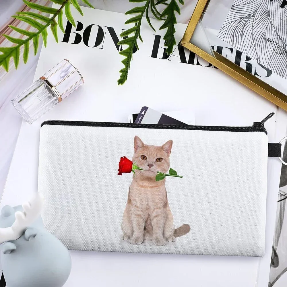 10 Pieces Sublimation Coin Purse DIY Blank Makeup Bags Bulk Cosmetic Pouch Small